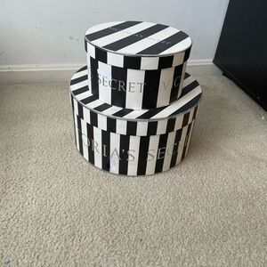 Set of 2 Victoria’s Secret hat boxes